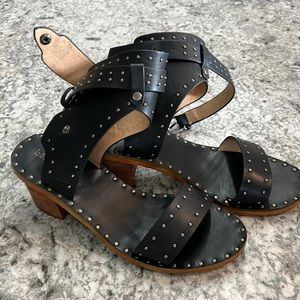 BOhme black sandals ankle strap